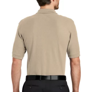 Men’s Performance Blend Pocket Polo – Stone