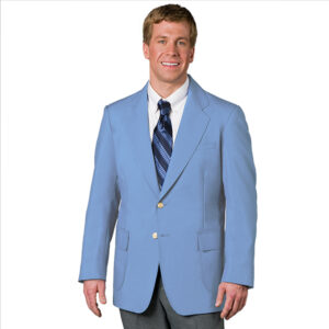 Mens Solid Color 2 Button Sport Jacket