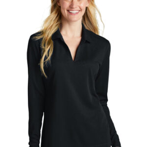 Nike Womens Dri-FIT Micro Pique 2.0 Long Sleeve Polo