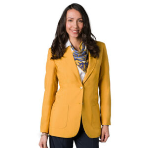 Womens Solid Color 2 Button Sport Jacket