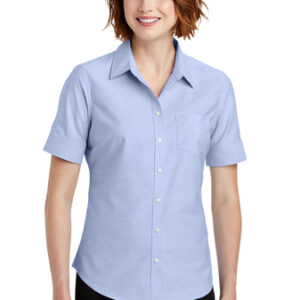 PA Womens Short Sleeve SuperPro Oxford Shirt