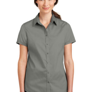 PA Womens Short Sleeve SuperPro Twill Shirt