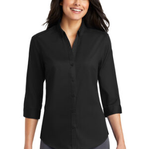PA Womens 3/4-Sleeve SuperPro Twill Shirt