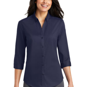 PA Womens 3/4-Sleeve SuperPro Twill Shirt