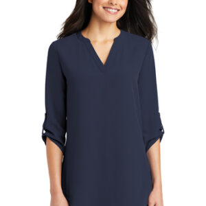 PA Womens 3/4-Sleeve Tunic Blouse